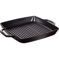 GRILLPFANNE Gusspfanne Gemüsepfanne Gusseisen INDUKTION 33 x 33 cm Neu STAUB