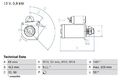 Starter Bosch 0 986 018 860 passend für NISSAN OPEL RENAULT