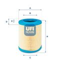 UFI Luftfilter 27.606.00 Filtereinsatz für ALFA 159 Sportwagon BRERA SPIDER MPI