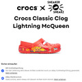 Crocs Classic Clog Lightning McQueen Gr. 39 - 40