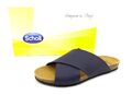 Scholl ANCHOR M ZL Sandalen Pantoletten Slipper Damenschuhe Blau Gr. 40