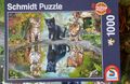 Puzzle Katze Tiger Puma Schmidt 1000 Teile