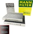 MANN CUK 2533-2 Innenraumfilter Aktivkohle Satz BMW F10 F11 F12 F13 F01-04