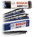 BOSCH AEROTWIN SCHEIBENWISCHER +HECKWISCHER FÜR AUDI A6 AVANT 4G C7 11-