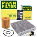 MANN-FILTER ÖLFILTER + INNENRAUMFILTER FÜR TOYOTA AVENSIS T27 2.0 2.2 D-4D 08-