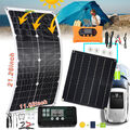 100W 12V Solarpanel Kit Solarmodul Auto Batterie Maintainer Solarzelle Ladegerät