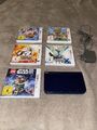 Nintendo New Nintendo 3DS XL Konsole - Metallic Blau (2205932) + 5 Spiele 