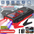 8000A Auto Starthilfe Jump Starter Ladegerät 12V KFZ Booster Powerbank + Kasten