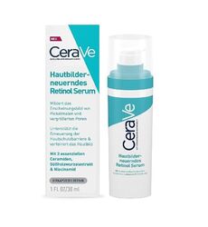 CeraVe Hautbilderneuerndes Retinol Serum, Mit Ceramiden und Niacinamid, 1x 30 ml