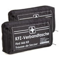 2x AUTO PKW Verbandtasche Verbandkasten Erste-Hilfe DIN13164-2022 (MHD 07.2028)