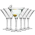 Krosno Avant-Garde Gläser für Cocktail Martini | Set 6 | 240 ml | Spülmaschine
