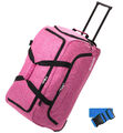 Trolley Damen Reisetasche 85 XL Koffer Reisetrolley groß Bag Spear 910 Rosa +g