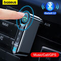 Baseus Auto Wireless Bluetooth 5.0 Empfänger 3.5mm Aux Adapter Freisprechanlage