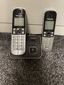 Panasonic KX-TG6822GB Duo Dect Telefon Set - Schwarz