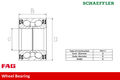 FAG (713 6679 90) Radlagersatz für MERCEDES