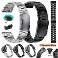 Quick Fit Titan Metall Edelstahl Armband für Garmin Fenix 3HR 5 5X 6 6X 7X 7 Pro