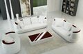 Ledersofa Designer Sofa Couch 3+2+1 Sofagarnitur Couchgarnitur Sofas Garnitur