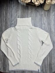 S. Oliver Rollkragen Pullover Cremeweiß Gr. 42 