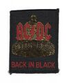 AC/DC - Hells Bells - Rückseite in schwarz - Vintage gewebter Aufnäher - Neu aus altem Lagerbestand