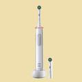 Braun Oral-B elektrische Zahnbürste Pro 3 - 3000 CrossAction - D505.523.3 - weiß