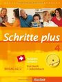 Schritte plus 4 Ausgabe Schweiz. Kursbuch + Arbeitsbuch mit Audio-CD: Deutsch al