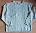 Pullover Sweater Cardigan Damen Gr. XL 46/48Hellgrün Langarm G