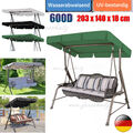 Ersatzdach Hollywoodschaukel Dach 203 x 140 cm Gartenschaukel Dachbezug 3 Sitzer