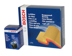 BOSCH Filtersatz - Öl-,Luftfilter für MERCEDES 190 W201 COUPE C124