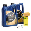 10L elf Full-Tech FE 5W30 Motoröl + MANN Ölfilter für NISSAN MB OPEL RENAULT