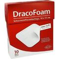 DRACOFOAM Schaumstoff Wundauflage 10x10cm 10St Verband PZN 4350429