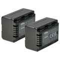 2x Akku für Panasonic HDC-TM60 HDC-TM80 HDC-TM99 SDR-H100 HDC-SDX1EG-H 1600mAh