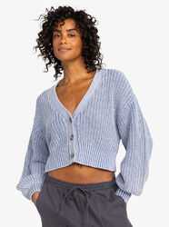 Roxy Cardigan Sudaze Washed  infintiy blue