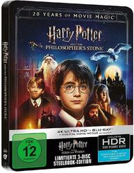 HARRY POTTER UND DER STEIN DER WEISEN (4K Ultra HD + 2 Blu-ray Discs) Steelbook