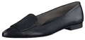 Paul Green Ballerina 3792 01 Schwarz Leder Mokassin Slipper Halbschuh Elegant