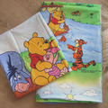 Süße Kinder Bettwäsche 2tlg. Vintage 135x200 80x80 Disney Winnie the Pooh