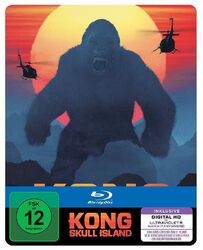 Kong - Skull Island (2017) Blu-ray Limited Steelbook NEU OVP Bluray