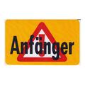 Aufkleber "Anfänger"