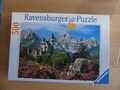 Ravensburger Puzzle 500 Teile Neuschwanstein gegen Tiroler Berge