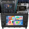 Autoradio für Mercedes Benz C-Klasse W203 CLK C209 Android 13 GPS Navi WIFI 32GB