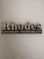 Fender Rhodes Stage Piano MARK 2 Typenschild 011557