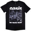 Oasis - Be Here Now Line Drawing T-Shirt Black