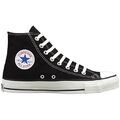 Converse EU 53 UK 17 Chucks Schwarz Black Chuck Taylor All Star HI Canvas X9160