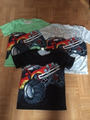 3er Set Kinder T-Shirt mit Automotiv Gr. 116/122