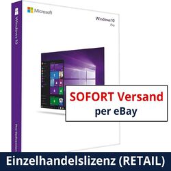 Microsoft Windows 10 Professional Pro Vollversion | RETAIL Lizenz | 24/7 Versand⭐⭐⭐⭐⭐|✔️Deutscher SUPPORT✔️SOFORT Versand