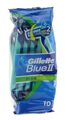 Gillette Blue II Plus Einwegrasierer, 10 Stk, Aloe Vera, ohne Rasierschaum