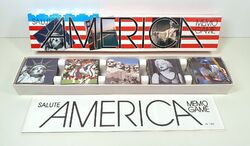 Salute America Memo Game / Gedächtnisspiel mit USA Motiven (PIATNIK WIEN 1993)