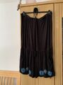 Babydoll Kurz-Jumpsuit Overall ohne Träger Gr. XL nur 1xgetragen schwarz Viskose