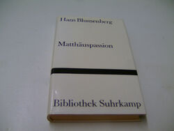 MATTHÄUSPASSION von Hans Blumenberg