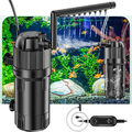 5-in-1 Aquarium Innenfilter mit UV 3w 500L/h Aquarium Filter Pumpe Einstellbarer