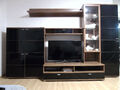 6 teilig Wohnwand Wohnzimmer Wandboard Vitrine Schrankwand  Schrank TV-Lowboard 